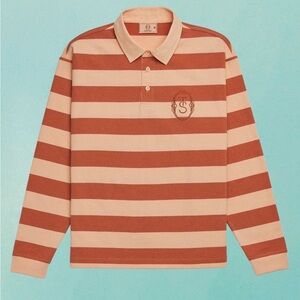 Taylor Swift Life of a Showgirl Striped Long Sleeve Rugby Brand New w/o Tags